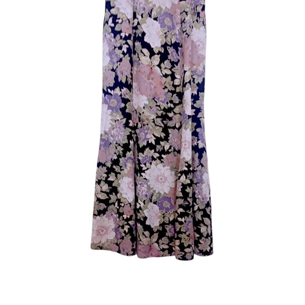 Vintage Whimsigoth Midi Dress 6 Keyhole Back Coquette Wedding Resort 40s Revival - Picture 6 of 8